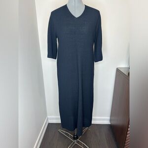 Chalayan Women's Navy Blue 3/4 Sleeve